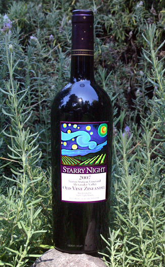 Starry Night Winery 2007 Nervo Station Old Vine Zinfandel 750ml Wine Bottle