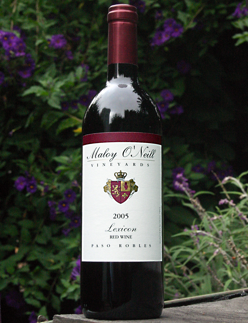 Maloy O'Neill Vineyards 2005 Lexicon 750ml Wine Bottle