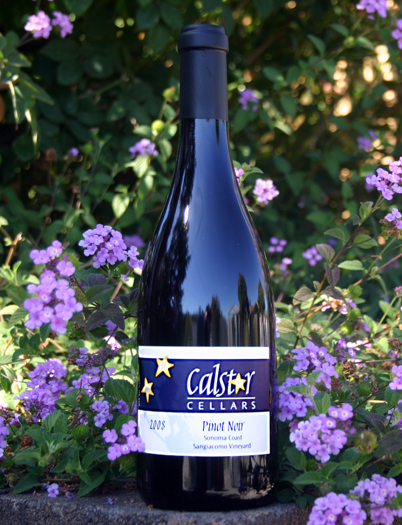 Calstar Cellars 2008 Sangiacomo Vineyards Pinot Noir 750ml Wine Bottle