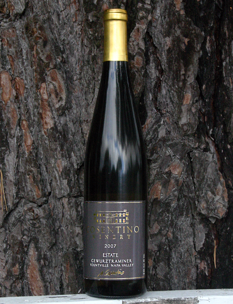 Cosentino Winery 2007 Estate Gewürztraminer 750ml Wine Bottle