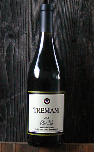 Tremani Vineyards 2005 Russian River Valley Pinot Noir 750ml Wine Bottle