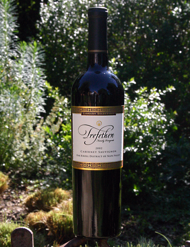 Trefethen Family Vineyards 2002 Library Selection Cabernet Sauvignon 750ml Wine Bottle