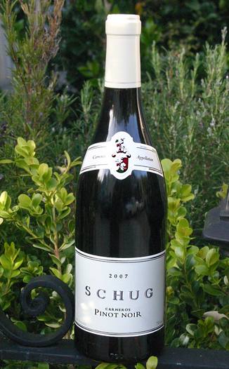 Schug Carneros Estate 2007 Carneros Pinot Noir 750ml Wine Bottle