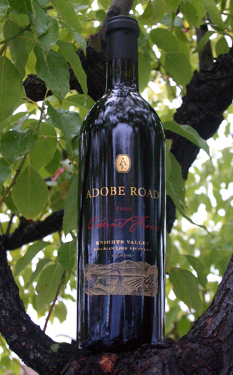 Adobe Road 2006 Knights Valley Cabernet Franc 750ml Wine Bottle