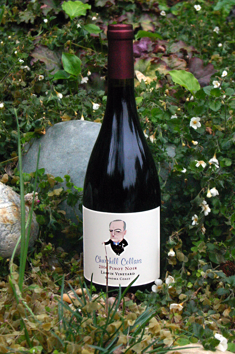Churchill Cellars 2006 Leepin Vineyard Sonoma Coast Pinot Noir 750ml Wine Bottle