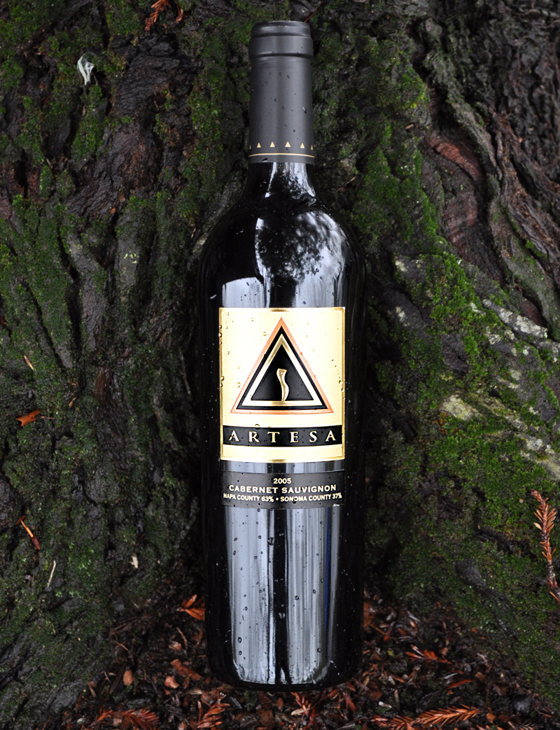 Artesa Vineyards and Winery 2005 Napa / Sonoma Cabernet Sauvignon 750ml Wine Bottle