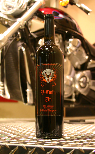 V-Twin Vineyards 2005 V-Twin Zin 750ml Wine Bottle