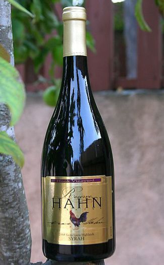 Hahn Family 2004 Reserve Syrah 750ml Wine Bottle