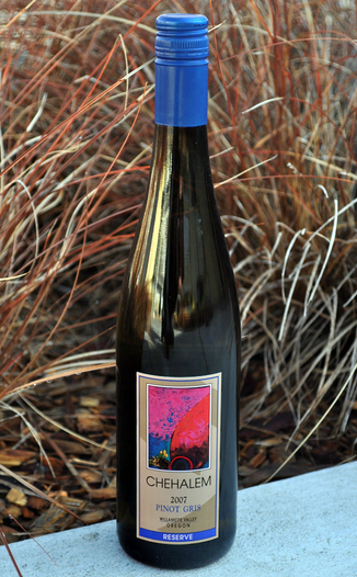 Chehalem Winery 2007 Pinot Gris Reserve 750ml Wine Bottle