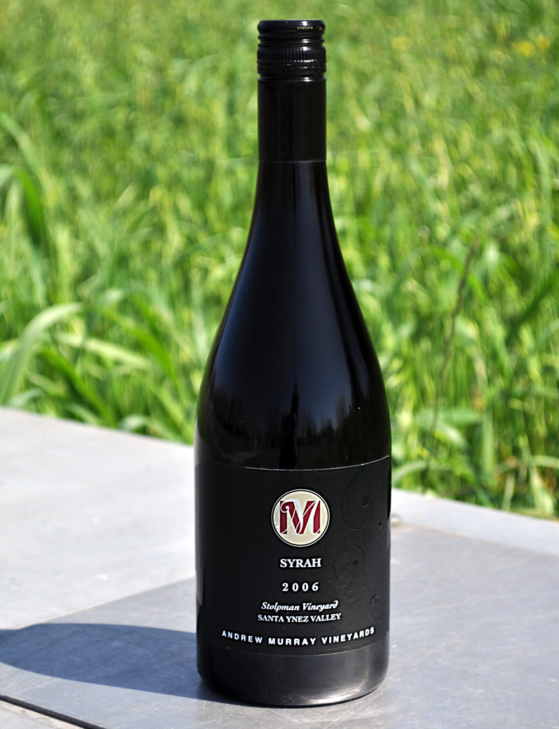 Andrew Murray Vineyards 2006 Stolpman Vineyard Syrah 750ml Wine Bottle
