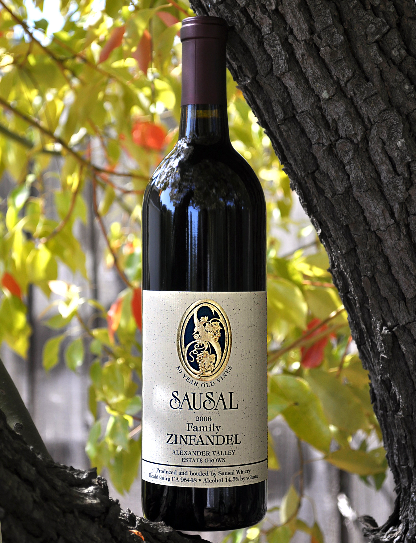 Sausal Winery (closed) 2006 Family Zinfandel 750ml Wine Bottle