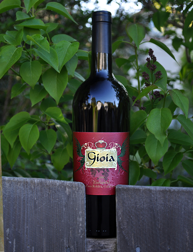 Gioia Wines 2008 Paso Robles Zinfandel 750ml Wine Bottle