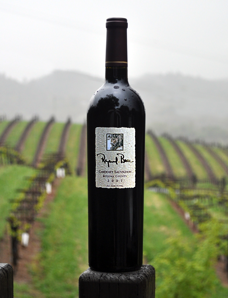 Raymond Burr Vineyards 2007 Cabernet Sauvignon 750ml Wine Bottle