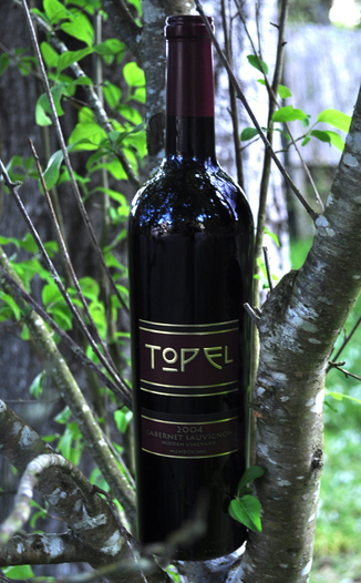 Topel Winery 2004 Hidden Vineyard Cabernet Sauvignon 750ml Wine Bottle