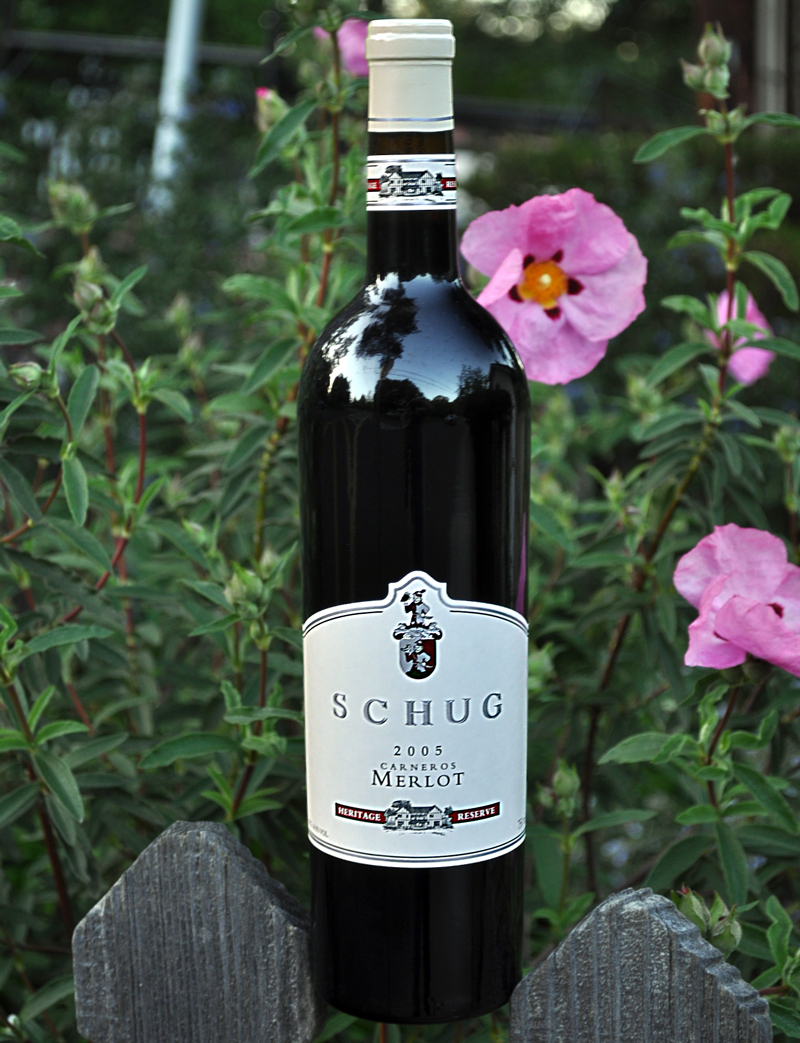 Schug Carneros Estate 2005 Heritage Reserve Carneros Merlot 750ml Wine Bottle