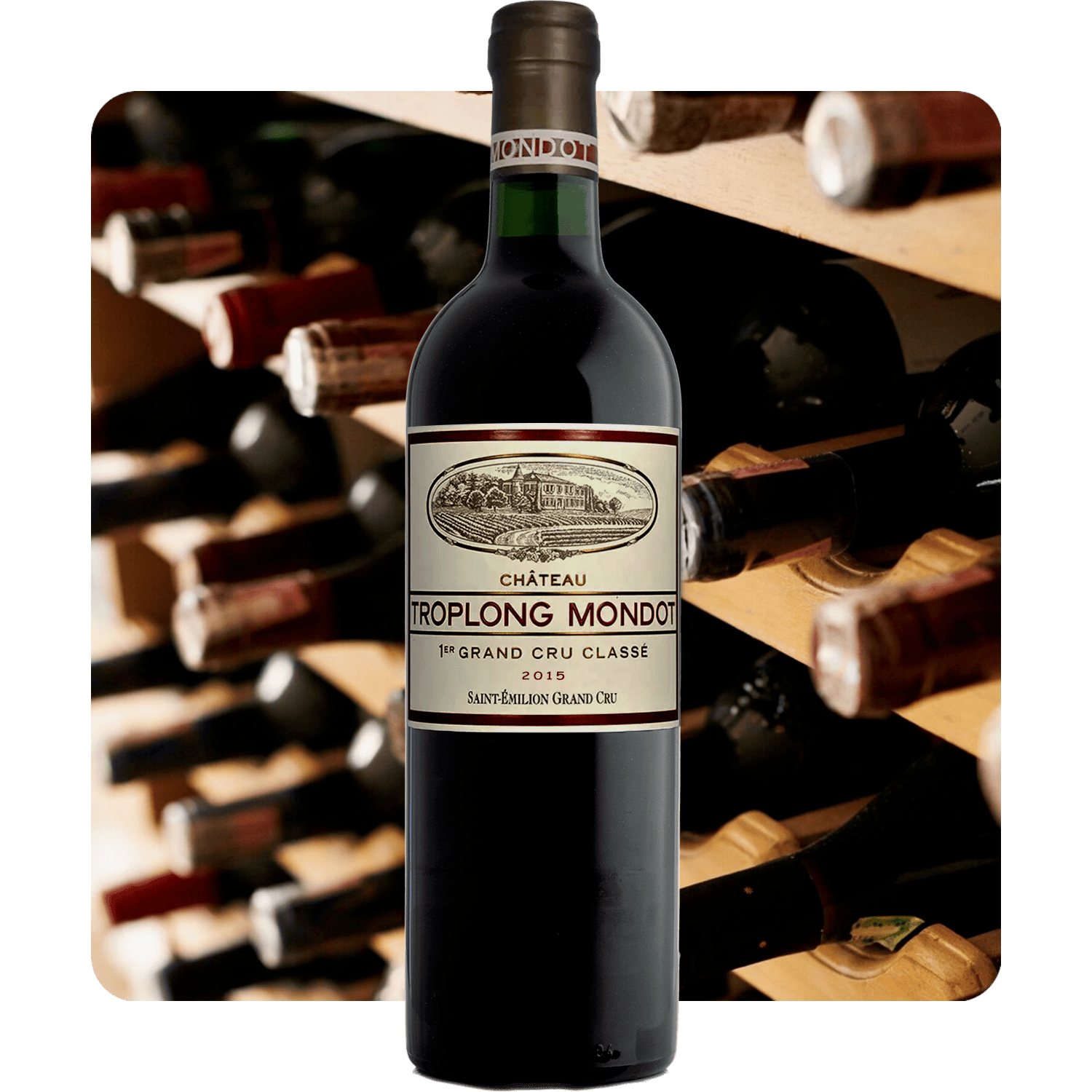 飲料・酒 WA96‼️WS95‼️Château Troplong Mondot 2015年