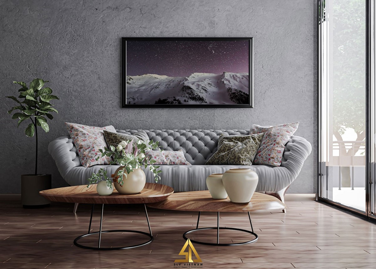 Tạo điểm nhấn bằng trang trí và cây xanh