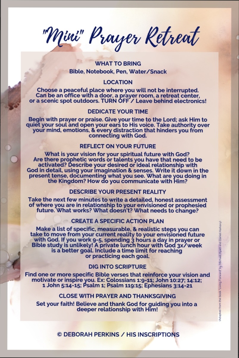 mini prayer retreat