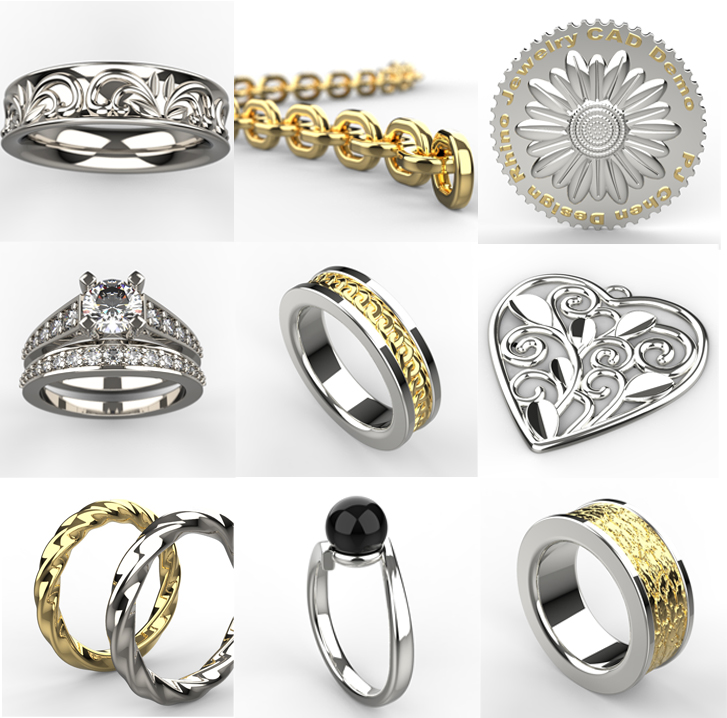 Jewelry CAD Design, 3D Modeling and Prototype with Rhino 3D