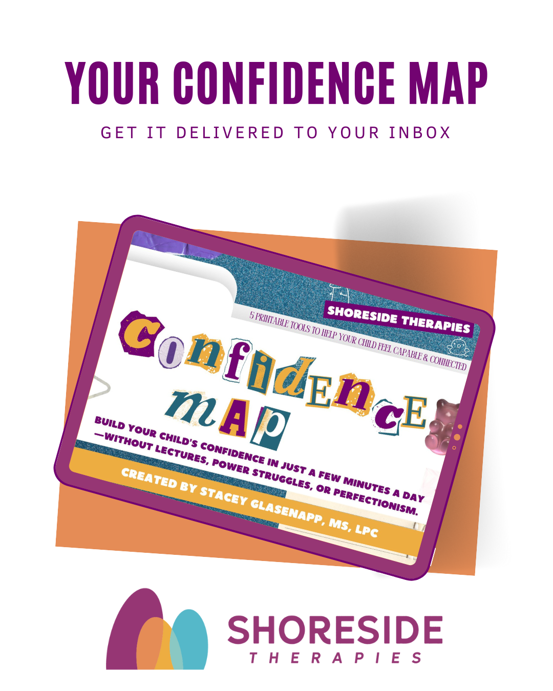 Confidence map for kids shoreside therapies logo 