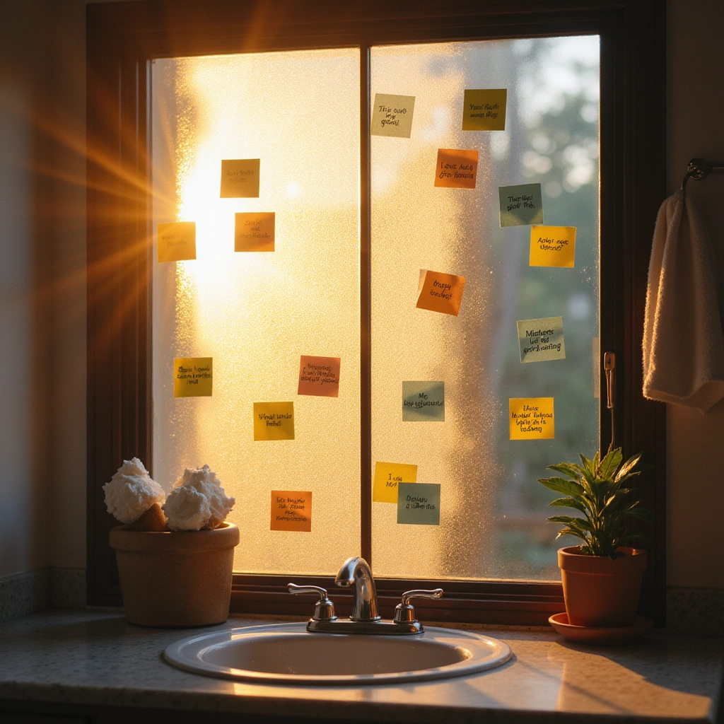 post it notes action items