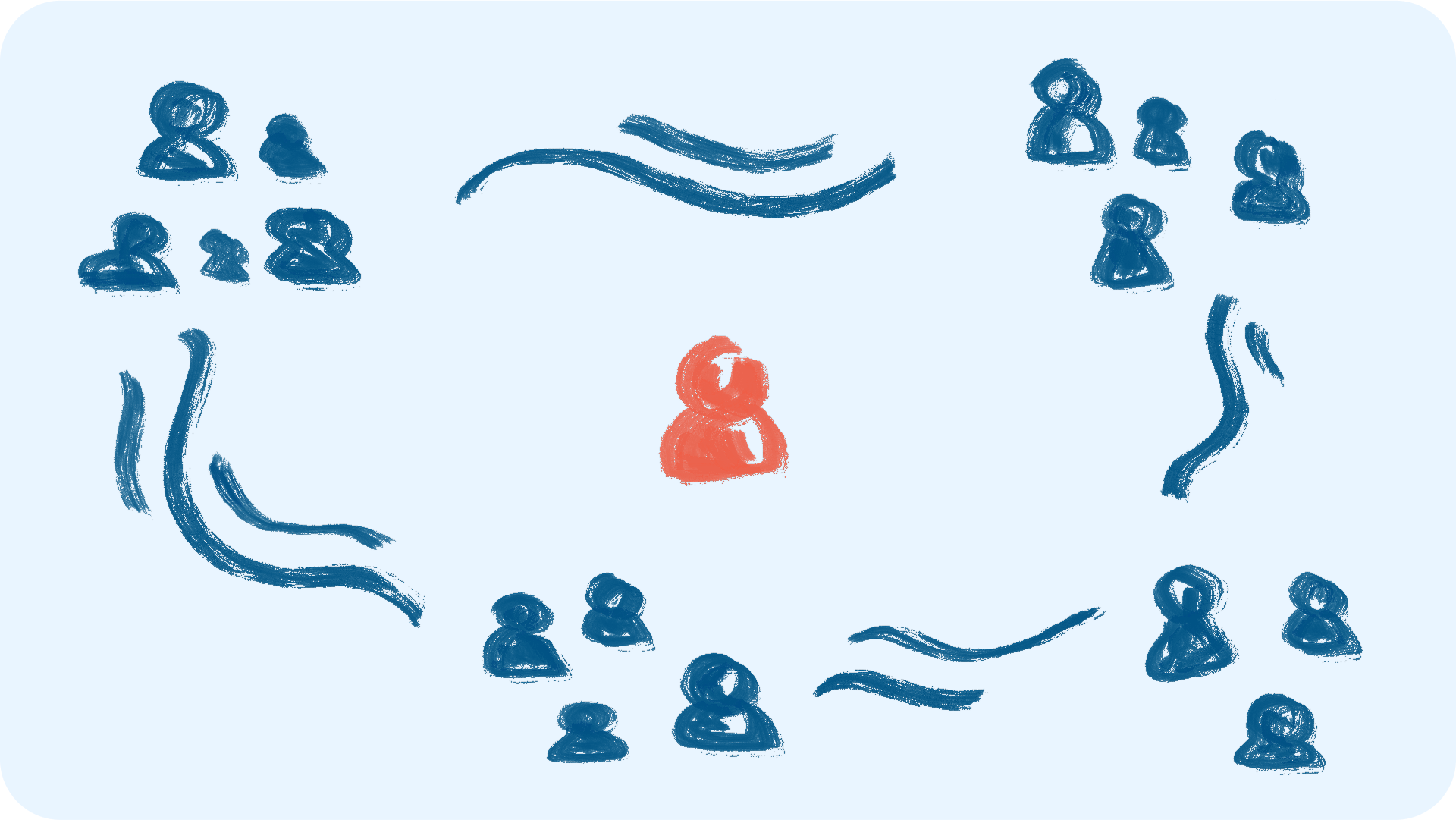 Illustrazione del concetto di disconnessione