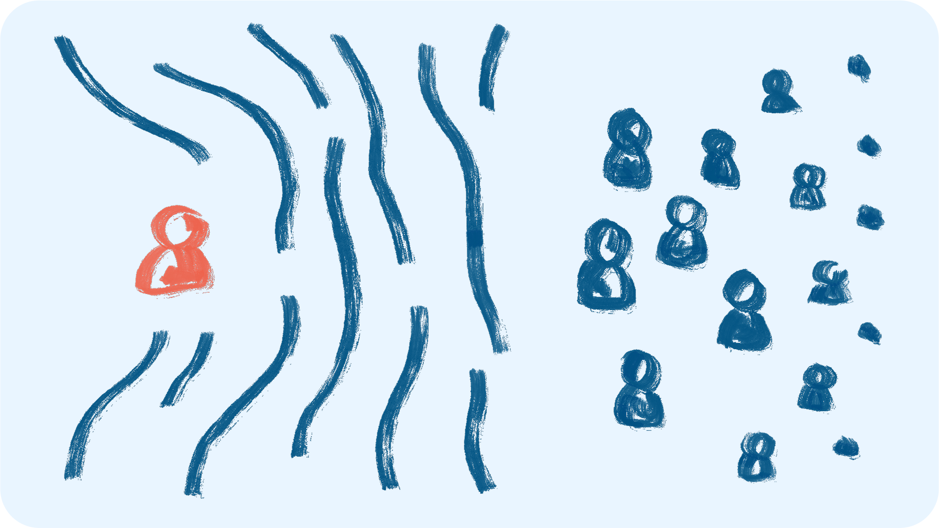 Illustrazione del concetto di rifiuto