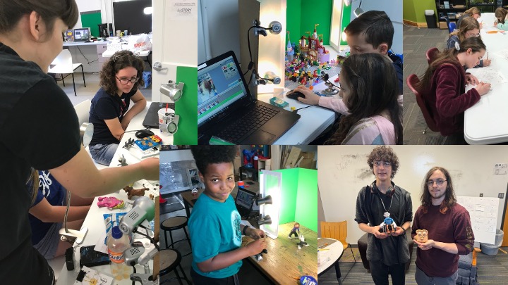 Students of all ages love to create stories and characters for animation.