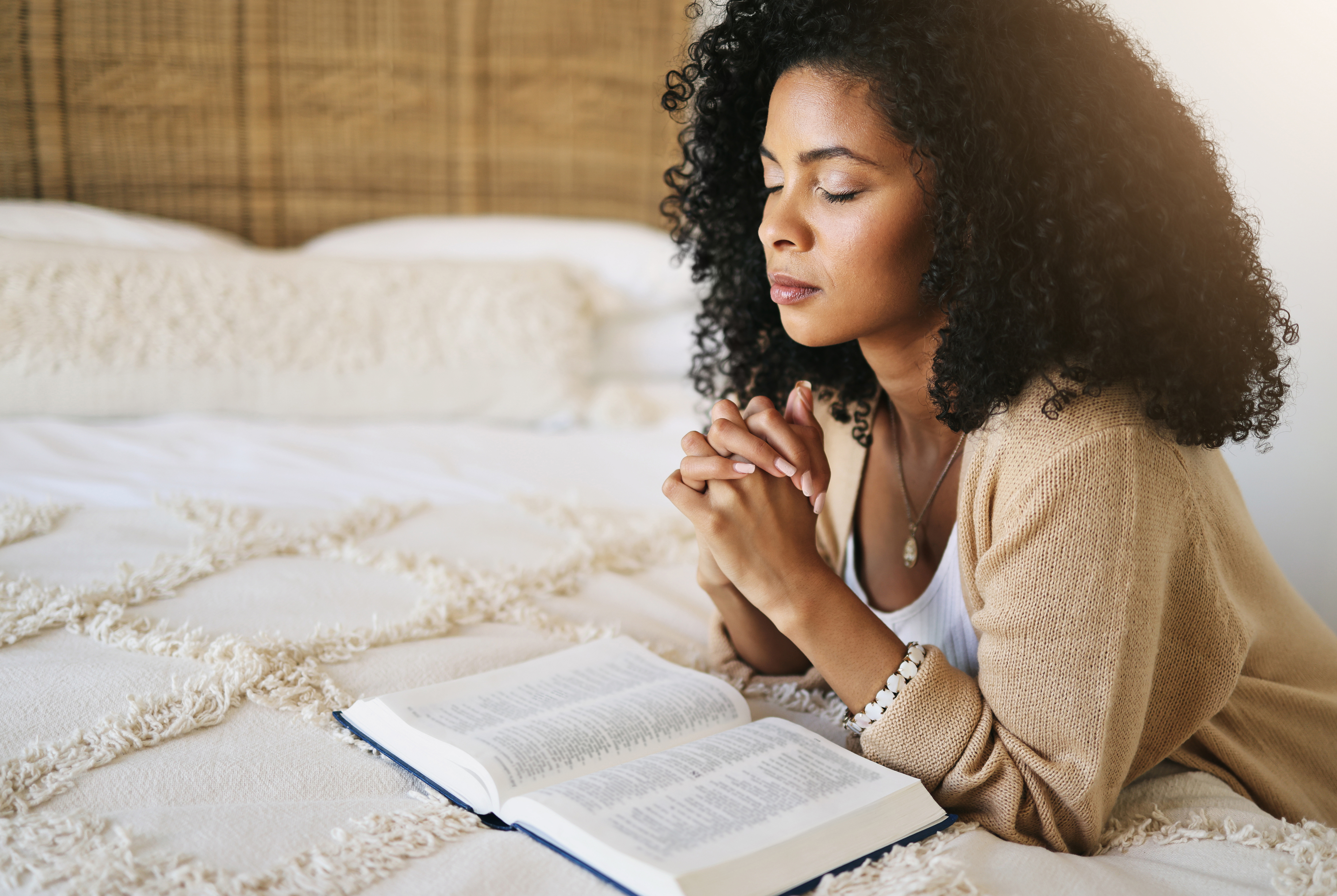 Woman praying