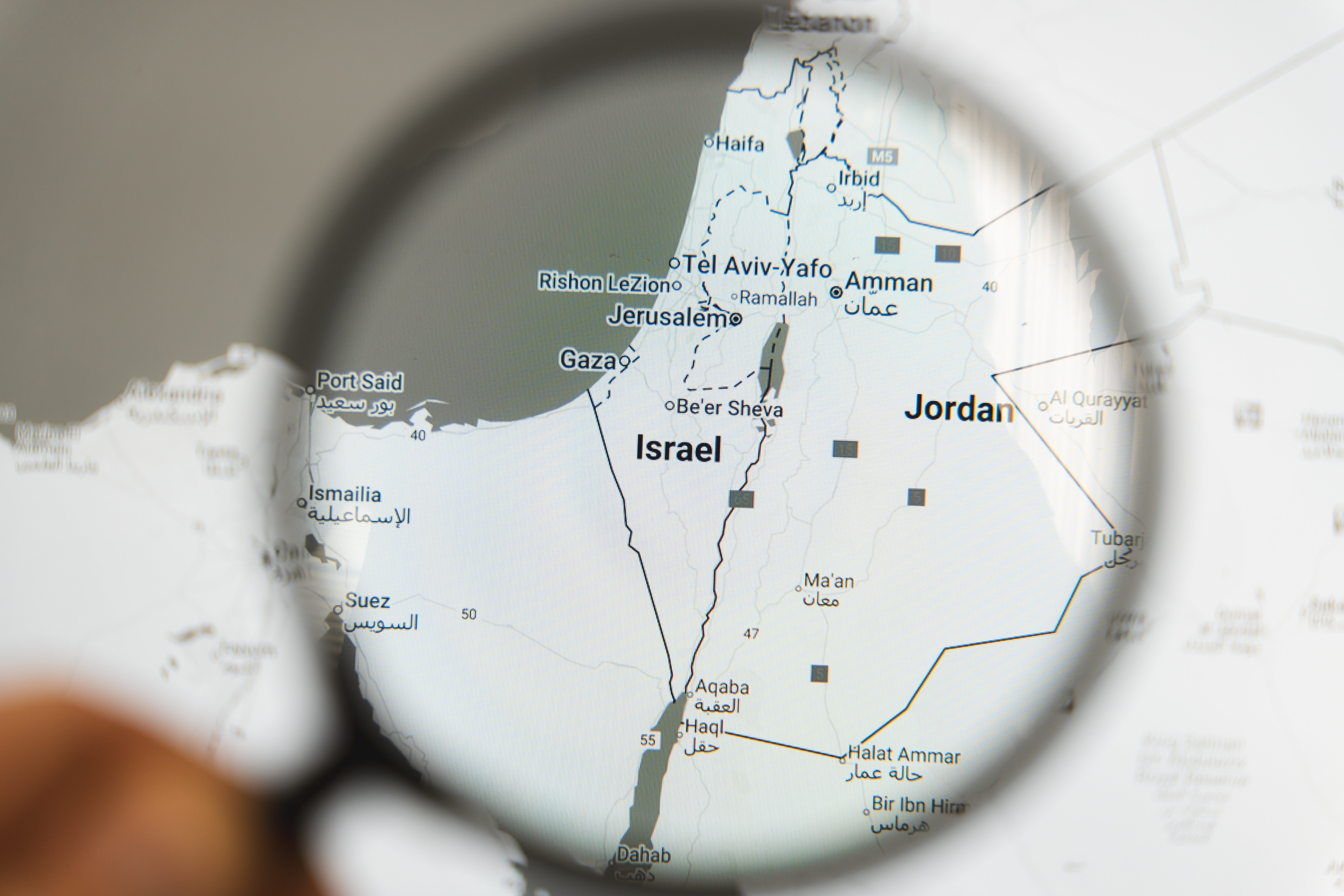 map of middle east