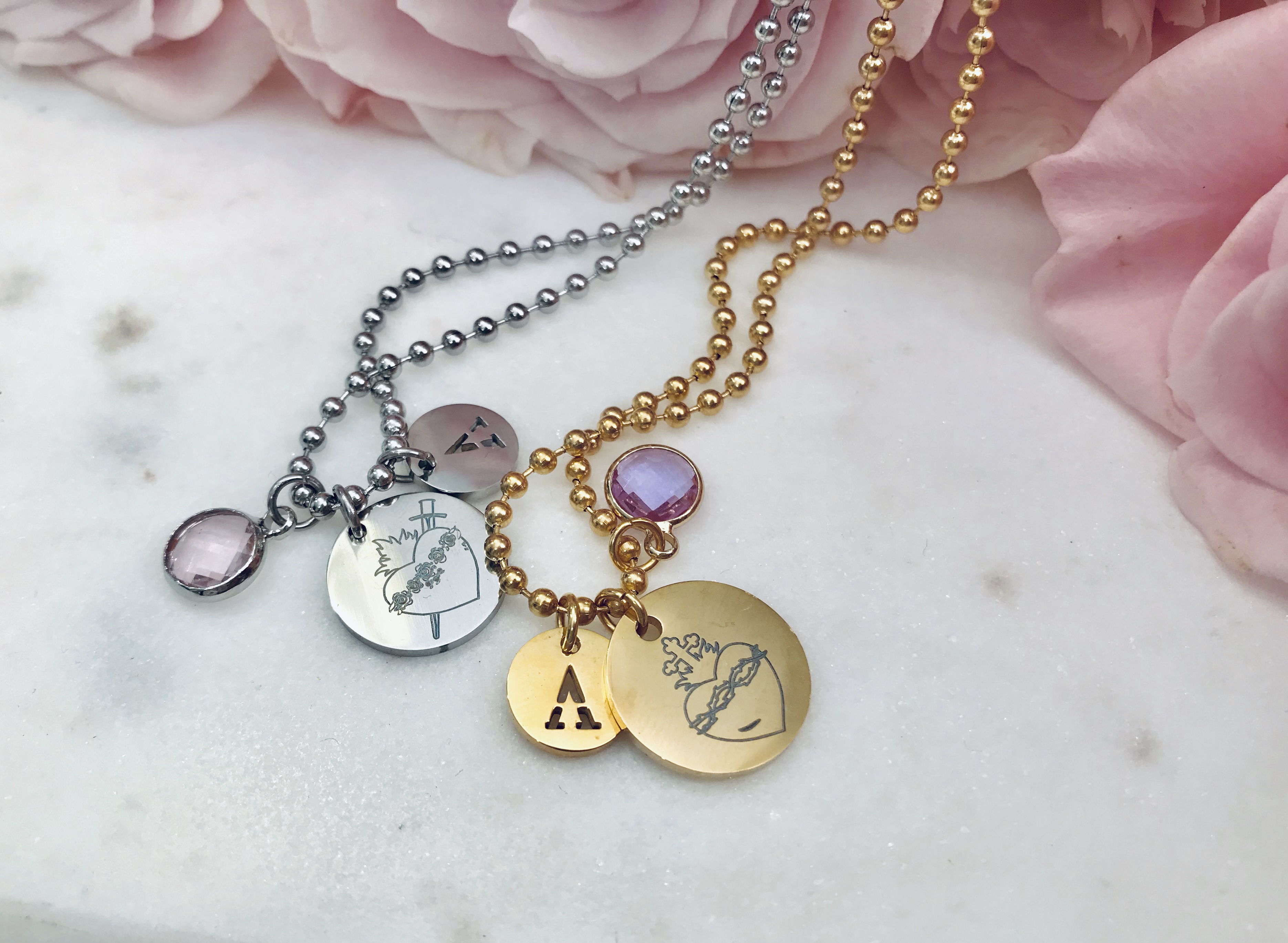 Personalized Necklaces! Choose your favorite pieces and make it your own Personalized Necklaces! Choose your favorite pieces and make it your own