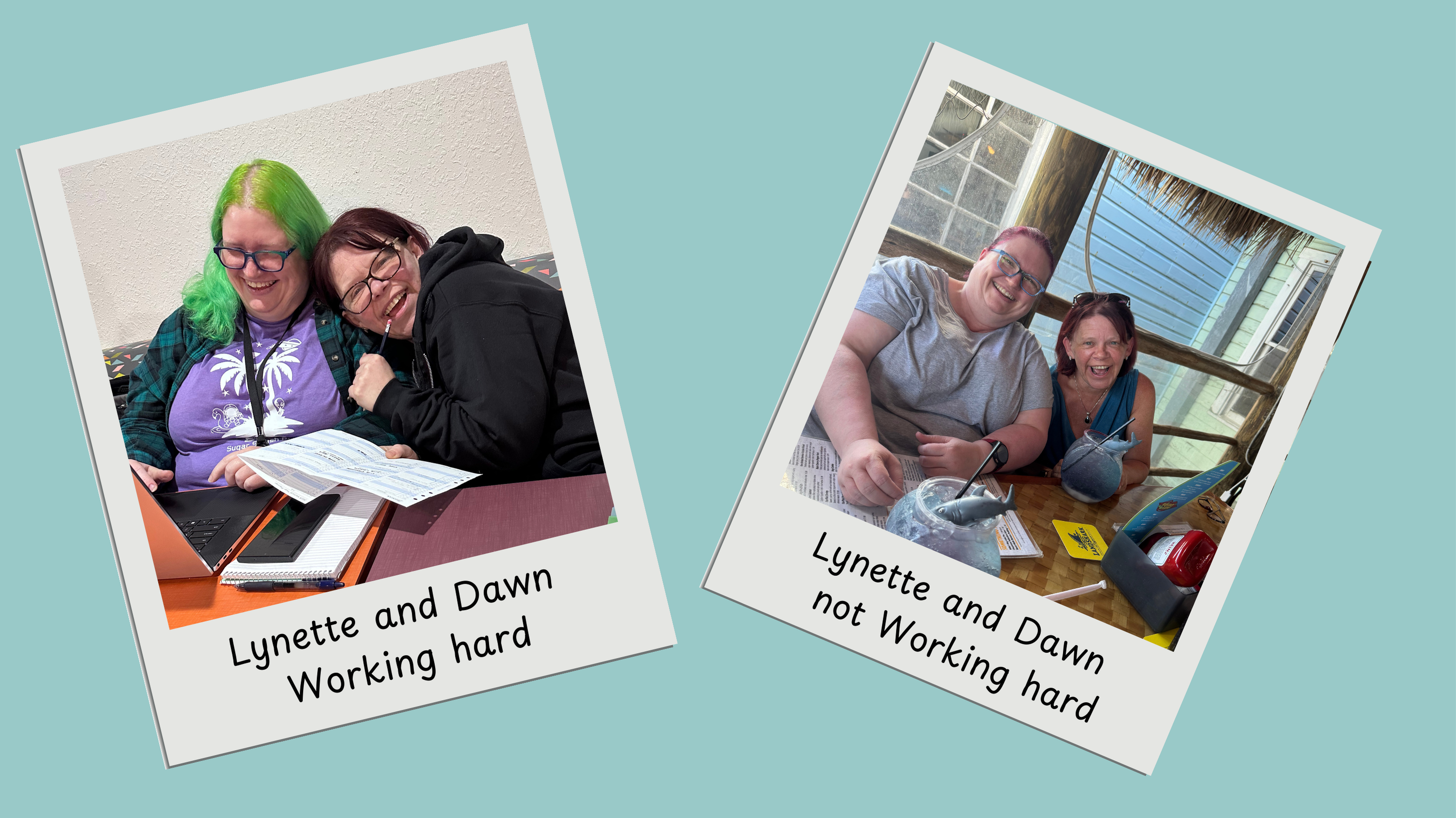 Dawn Butler Dinkydoodle Cake Academy and assistant Lynette Caseabeir