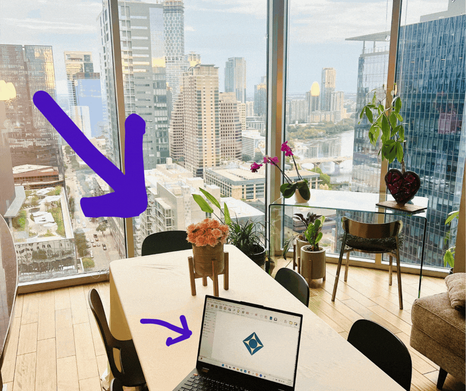 Wish you were here!  (Julie's place)