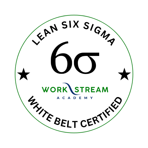 Work Stream Academy White Belt Certified Logo