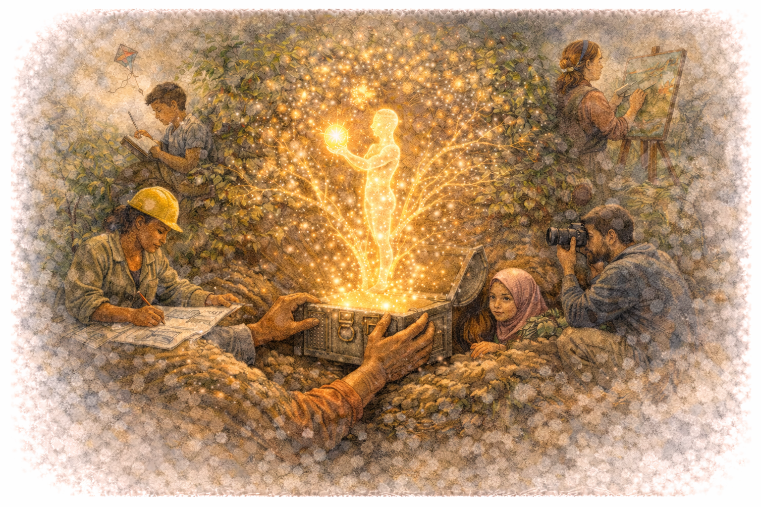 Abstract representation of talent