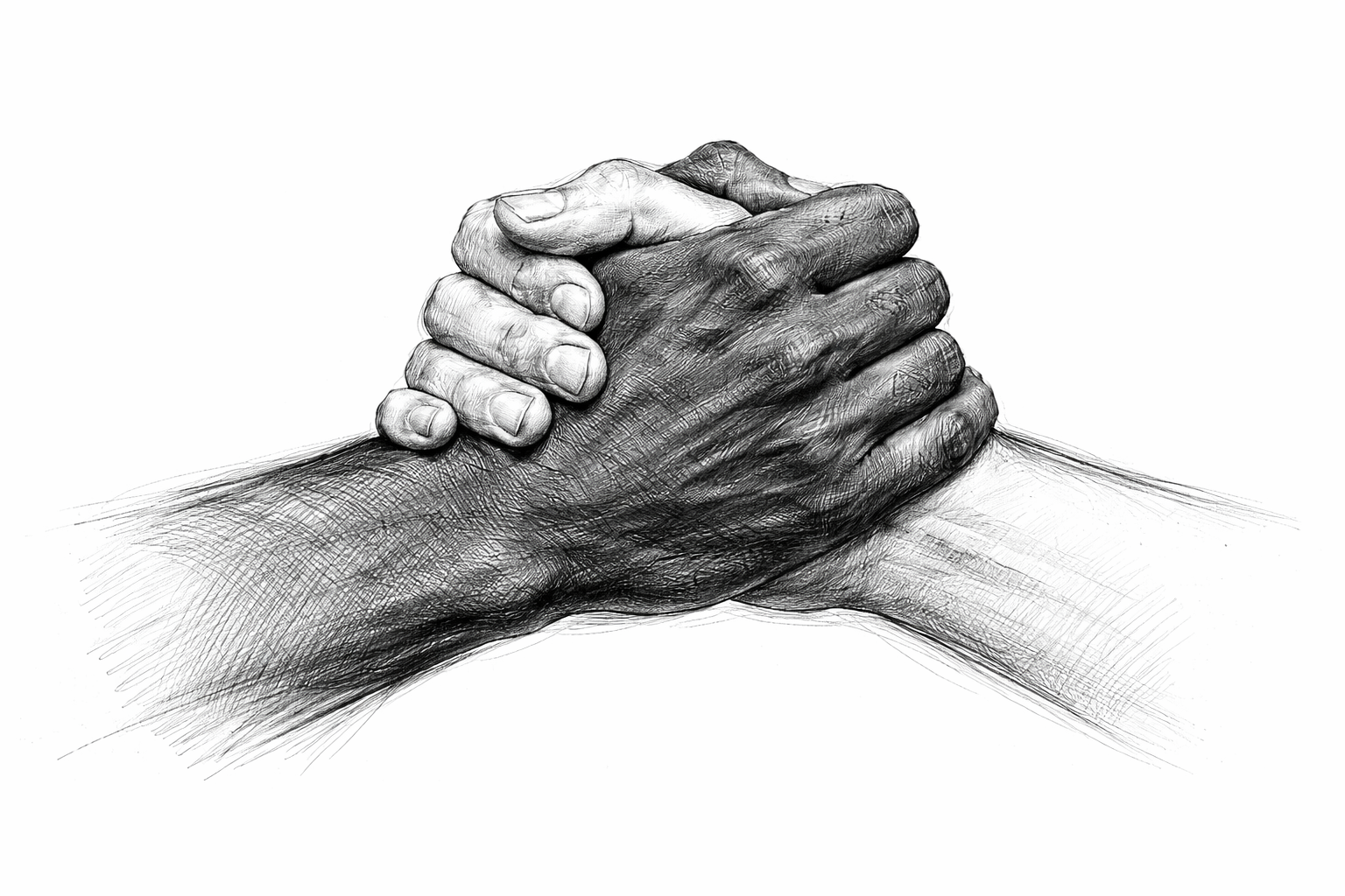 teammates holding hands