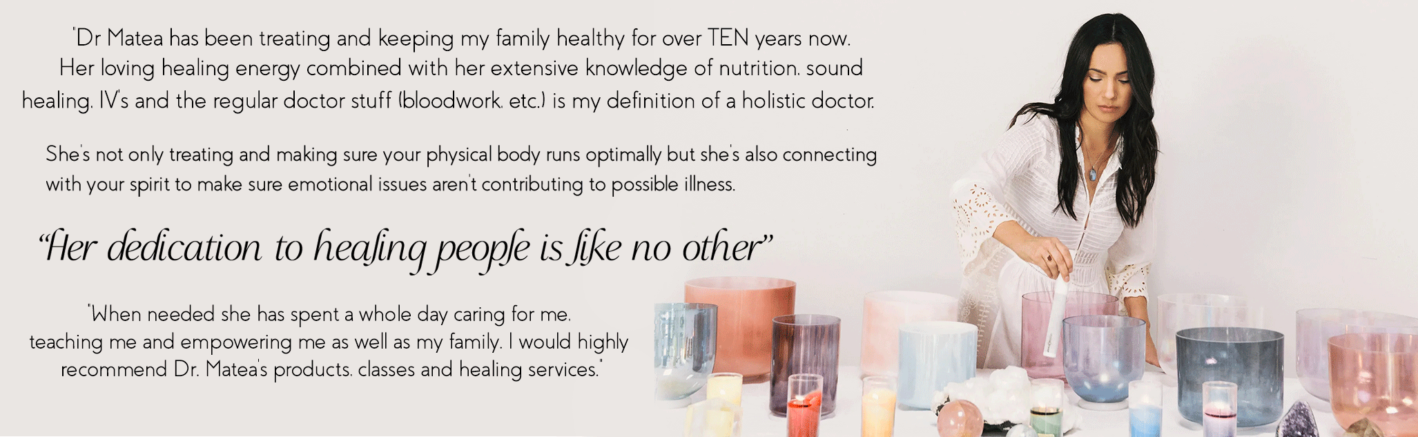 Dr Matea angelic sound healing