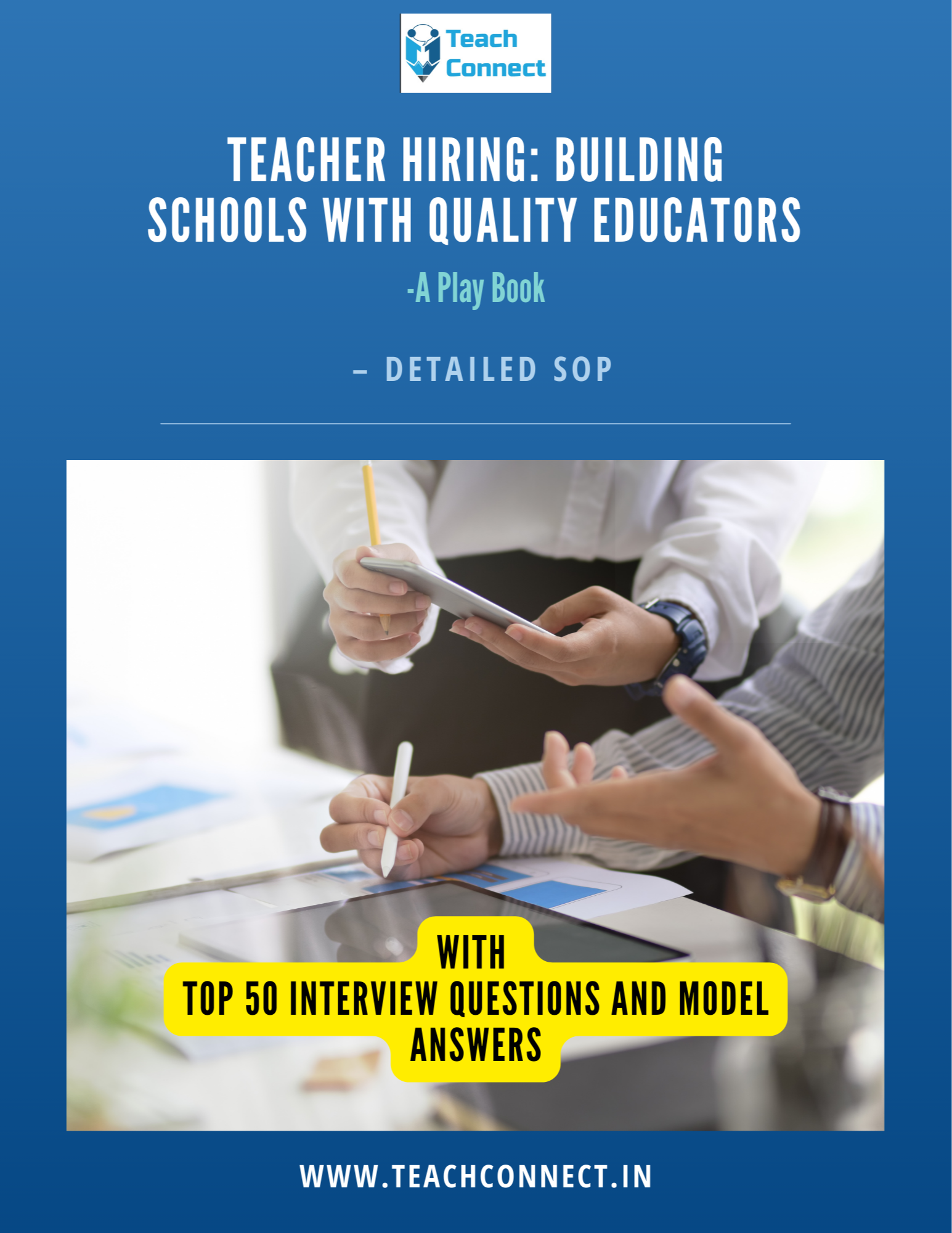 A teacher attending an Interview to a panel of Hiring Team