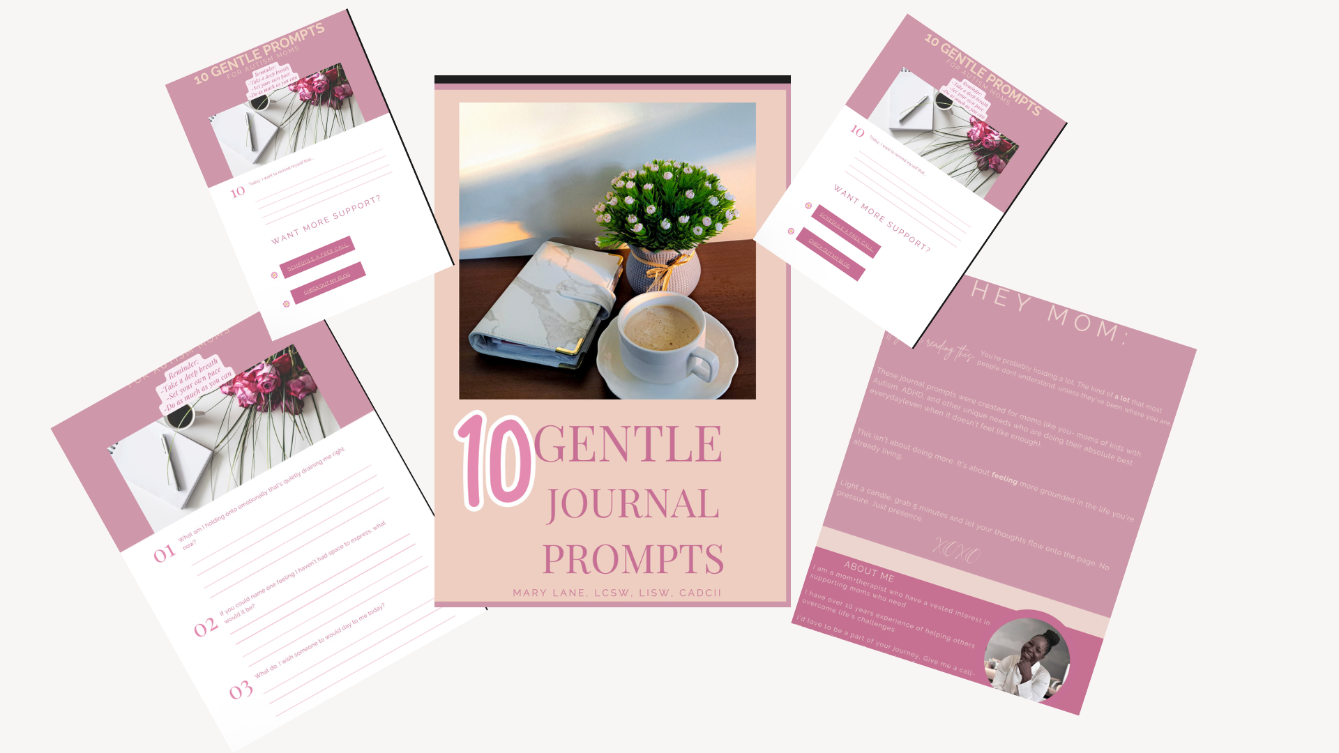 autism mom self care prompts digital download ebook pdf gratitude journal freebie free journal prompts journal for mom prompted journal 