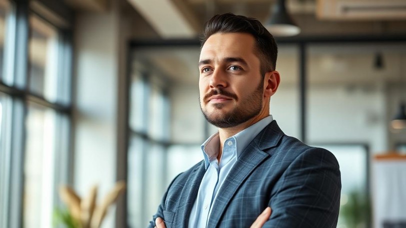 Selbstbewußte Führungspersönlichkeit