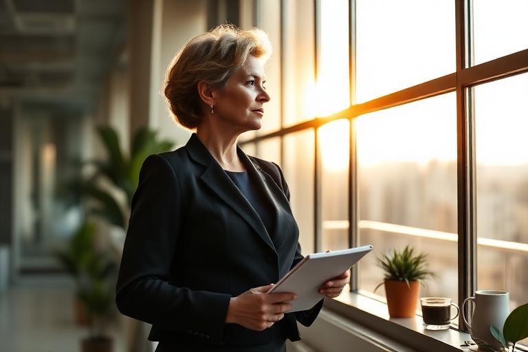 Selbstbewußte Führungspersönlichkeit