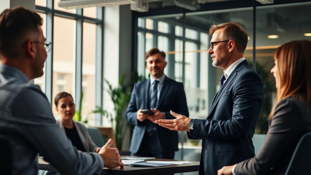 Selbstbewußte Führungspersönlichkeit