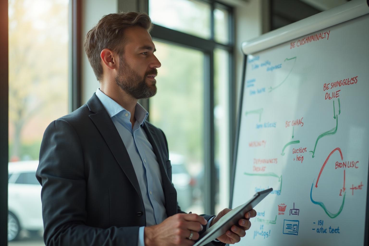 Selbstbewußte Führungspersönlichkeit