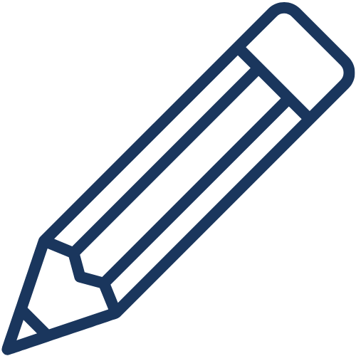 A pencil icon.