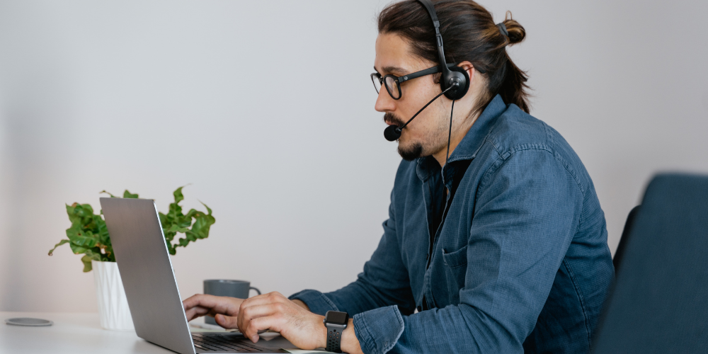 Person practicing CELPIP Speaking activities