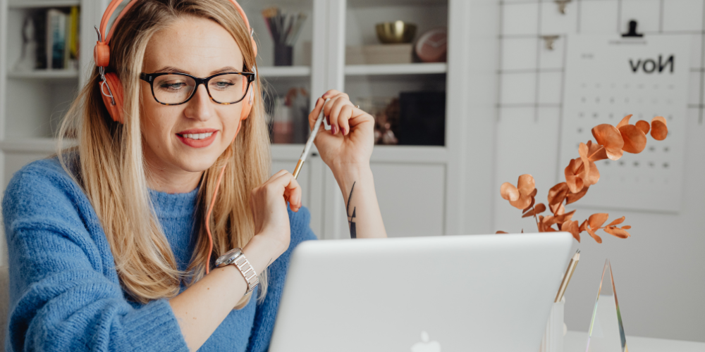 Person learning about CELPIP Speaking test activities