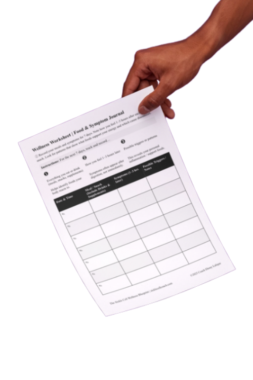 sickle cell worksheet food and symptom tracker