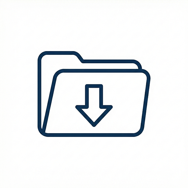 Download folder icon representing the Revit 2025 Toolkit containing project templates, families, and checklists.