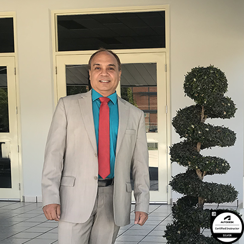 Portrait of Roger Mujica, Autodesk Certified Instructor and BIM strategist, instructor for Revit Architecture Project Foundations. 