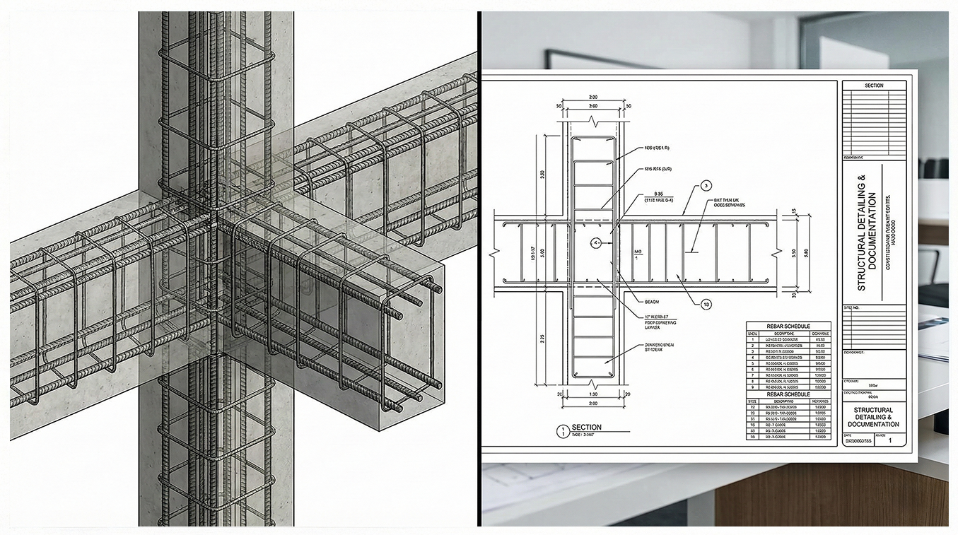 Structural Modeling Foundations icon: Build clean models from grids and levels to framing and foundations that stay coordinated.